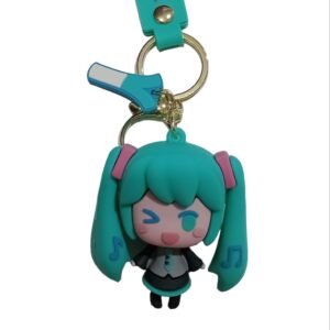 LLAVERO DE GOMA HATSUNE MIKU