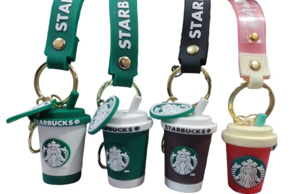 LLAVERO DE GOMA VASO STARBUCKS