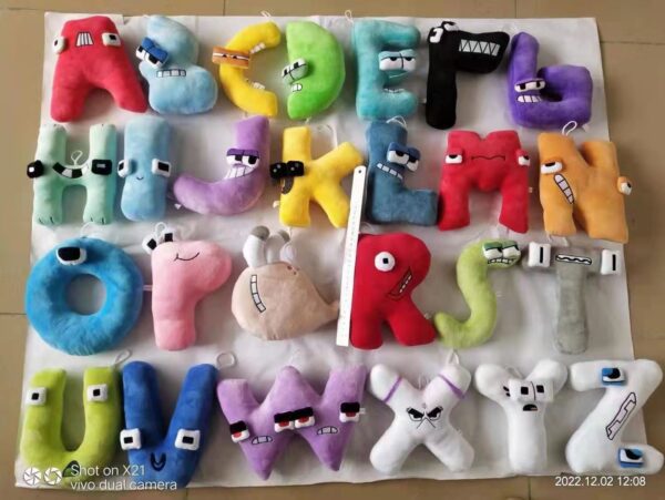 PELUCHE LETRAS ABECEDARIO