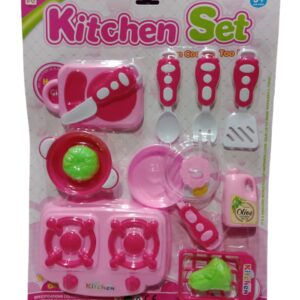 SET DE COCINA ROSA