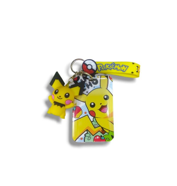 PORTA SUBE CON LLAVERO POKEMON PIKACHU