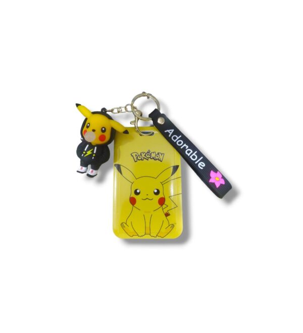 PORTA SUBE CON LLAVERO POKEMON PIKACHU