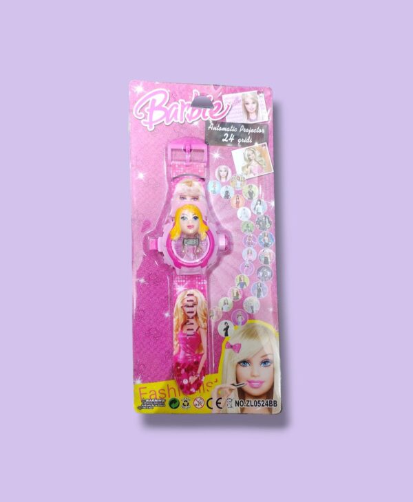 RELOJ PROYECTOR BARBIE NO.ZL0524BB