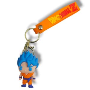 LLAVERO DRAGON BALL PELO AZUL