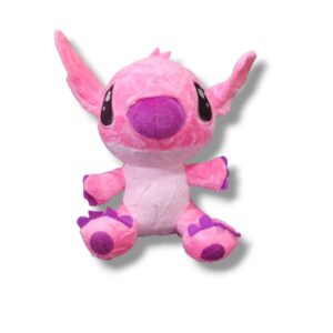 PELUCHE STICH ROSA CHICO 20CM C/ MANCHA