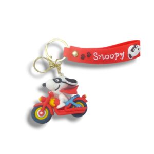 LLAVERO SNOOPY C/ MOTO