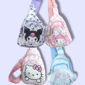 CARTERA/MOCHILA C/ CARA SANRIO 2CIERRES  4MODELOS