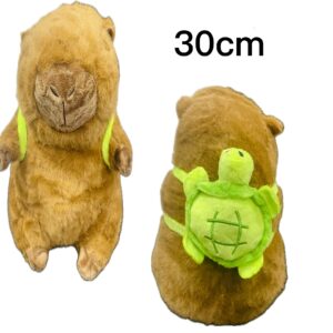 PELUCHE CAPYBARA C/TORTUGA 30CM