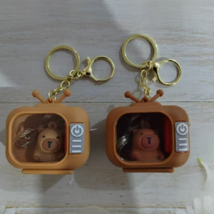 LLAVERO CAPYBARA EN TV C/LUZ